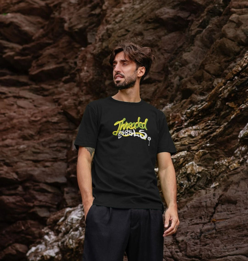 Threaded Rebels, Men's 50/50 Remanufactured & Organic Cotton T-shirt, Full Front GW