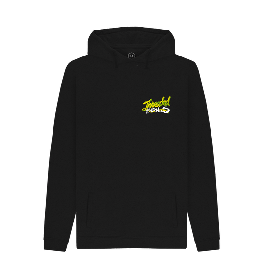Black Threaded Rebels, Men's 50\/50 Remanufactured & Organic Cotton Hoodie, LB GW