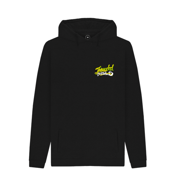Black Threaded Rebels, Men's 50\/50 Remanufactured & Organic Cotton Hoodie, LB GW